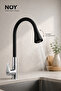 Kitchen Faucet Compatible Black Swivel Head - 4