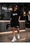 New Season Unisex T-Shirt and Shorts Bro Printed Set - 2