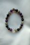 Certified Tourmaline, Smoky Quartz, Amethyst, Labradorite, Crystal Quartz, Hematite Natural Stone Bracelet - 2