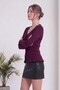 Women's Lace Detailed Buttoned Ribbed Knitwear Cardigan Black, Brown, Purple - 2