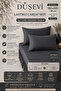 Anthracite 100% Cotton Elastic Sheet Set 180X200 + 30 cm – 2 Pieces 50X70 Pillowcases