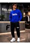 New Season Unisex Sweatshirt and Trackpants Bro Printed Set