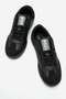 Double-Faced Flat Sole Lace-Up Women's Sports Shoes Black Black - 5