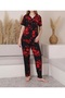 92% Cotton Milan Fabric Women's Floral Pajama Set