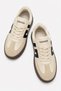 Double-Faced H-Li Skin Women's Sports Shoes Beige Black - 4