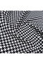 Houndstooth Pattern & Black Canvas Fabric 2 Piece Wallet Set 11 X 8 cm - 3