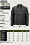 Faux Leather Coat with Chest Pocket Flap Kmd 874_50520-1 - 8