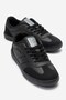 Double-Faced Flat Sole Lace-Up Women's Sports Shoes Black Black