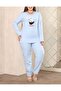 100% Cotton Organic Winter Women's 2-Piece Pajama Set - 2