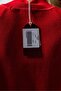 201 Button-Detail Half Fisherman Knitwear Tunic Red - 4