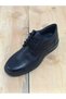Men's Winter Shoes Genuine Leather Rubber Sole with Otobetik and Lace-Up Flat Sole - 7