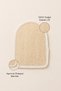 Double-Sided Body Scrubber with Exfoliating Effect, Hand-Threaded Bath and Shower Loofah - 2