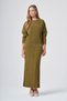 702 Knitted Skirt Suit Lime