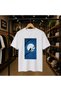 Karga Dolu Printed 100% Cotton Oversize Loose Regular Fit Crew Neck T-Shirt
