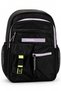 School Backpack Black 3 Compartments Orthopedic A4 42X27X16 cm Student Bag - 5