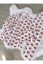 Bowknot Patterned Suede Shirt Collar Long Sleeve Pajama Set - 7