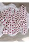 Bowknot Patterned Suede Shirt Collar Long Sleeve Pajama Set - 6