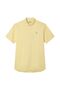 Men’s Cotton Oxford Slim Fit Short-Sleeve Shirt with Embroidery