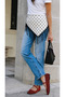 Tasseled Triangle Scarf (Width 65 cm Length 28 cm) Tassel 15 cm