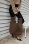Selke Women's Nude Rome Color Knitted Detail Bag