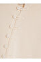 Ecru Hakim Collar Knitwear Blouse - 6