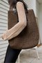 Selke Women's Nude Rome Color Knitted Detail Bag - 2
