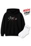 Straykids This & That Printed Hoodie, 100% Cotton Unisex Kids/Adult Sweatshirt (with Socks as a Gift) - 2