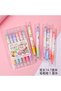 Bubu Dudu Kawaii Double-Ended Highlighter Pen Set 6 Pens 12 Colors Fruit Pattern Pastel Marker Pen - 5