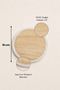 Round Handheld Pumpkin Scrubber with Band, Exfoliating Bath and Shower Pumpkin Loofah - 3