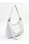 Women's Shoulder Bag Sofia with 2 Straps, Metal Ring and Clip Detail