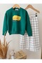 Girls' and Boys' 3-Thread Cotton Sweatshirt and Pants Set 2-8 Years - 2
