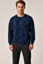 Allon Patterned Winter New Season Men's Regular Fit Sweatshirt White - 3