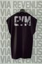 Shark Gym Back Printed Wide Fit Fitness & Gym Sleeveless T-Shirt