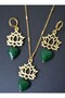 Jewelry set - gold color - - 2
