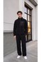 Men's Black Lamb Welsoft Fleece Jacket with Full Zipper and 3 Pockets - 4