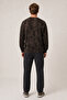 Allon Patterned Winter New Season Men's Regular Fit Sweatshirt White - 4