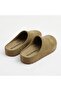 Mk410 Khaki Genuine Suede Leather Full Covered Cork Sole Unisex Orthopedic Sabo Slippers - 5