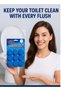 Flushmatic In-Cistern Toilet Cleaner Blocks Marine Blue Pack of 9 Long-Lasting Toilet - 6