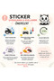 Yaşa Gül Sev Sticker – Jdm Car Sticker – Decorative Vinyl Lettering Set – 22X8.5 cm - 2