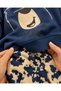 Boys' Bear Motto Detail Brushed Cotton 2 Yarn Sweathirt Pants Lower and Upper Set - 2