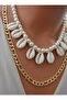 Necklace - Gold Color - - 5