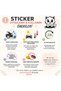 Yaşa Gül Sev Sticker – Jdm Car Sticker – Decorative Vinyl Lettering Set – 22X8.5 cm - 2
