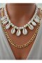 Necklace - Gold Color - - 3