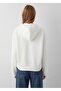 Hooded, Zippered, Ruched, Loose Fit Women's Sweatshirt - 3