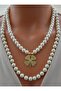 Necklace - Gold Color - - 2