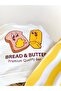 Children's Basic Sweatshirt and Yellow Striped Sweatpants Set - 2