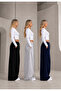 3-Piece Black Gray Navy Blue Wide Leg Sweatpants Summer Casual Wear - 2