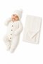 Baby Girl Newborn Knitted Knitwear Baby Set 0-3 Months 5 Pieces Cotton Hospital Release Gift - 2