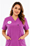 Comfy - Large Size Ebe Forması Lycra Scrubs (Unisex) (Compliant with New Regulation - Byzantium) (Set) - 3