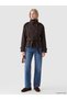 Özmarka New Season Brown High Collar Oversize Women's Trench Coat - 2